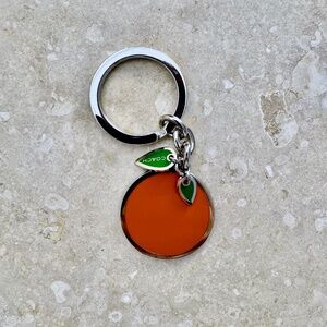 Coach Orange Tangerine Key Chain